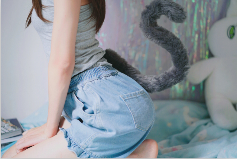 眼酱大魔王w NO.036 灰尾猫系[14P-5M]