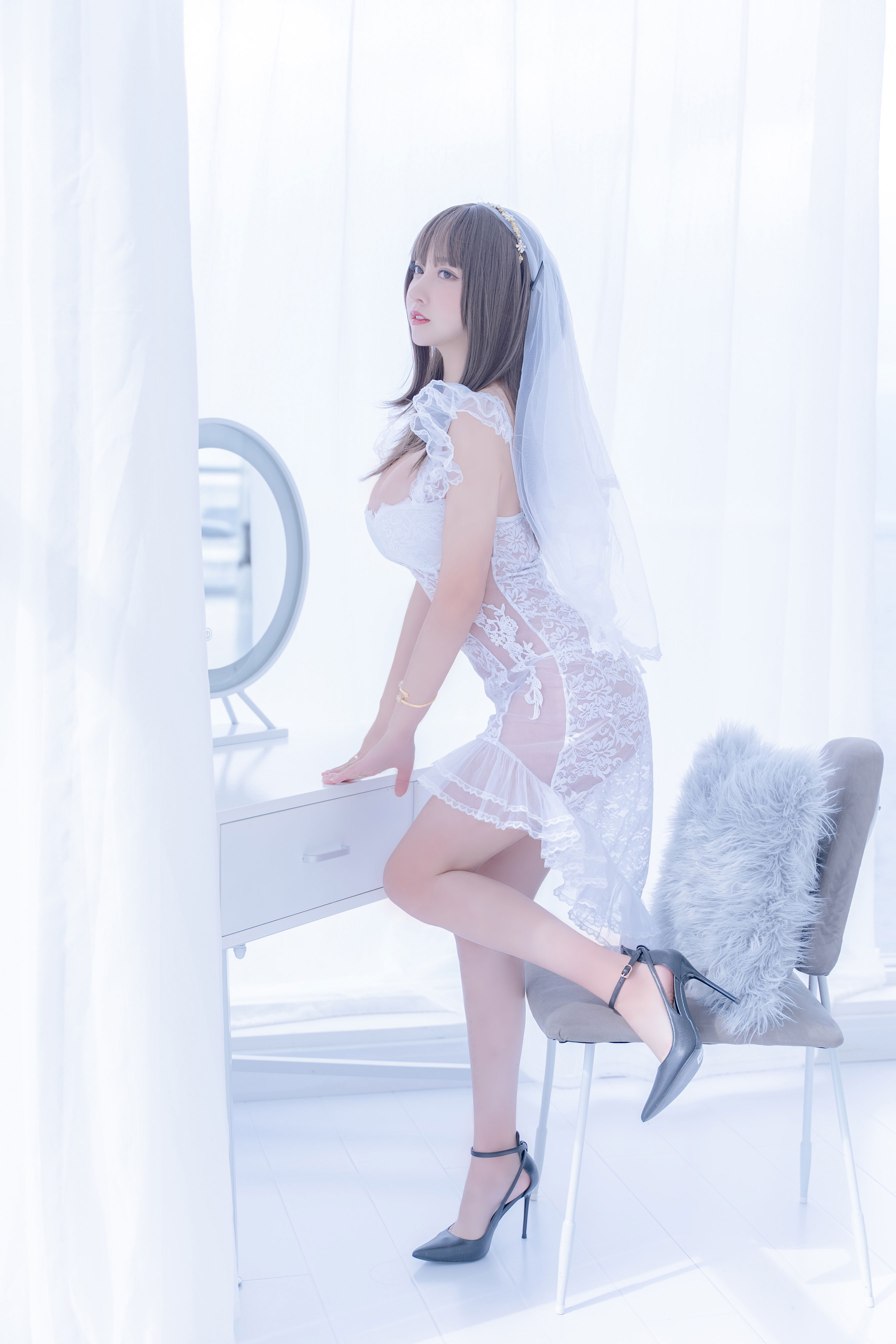 过期米线线喵 –白雪姬 61P 90M