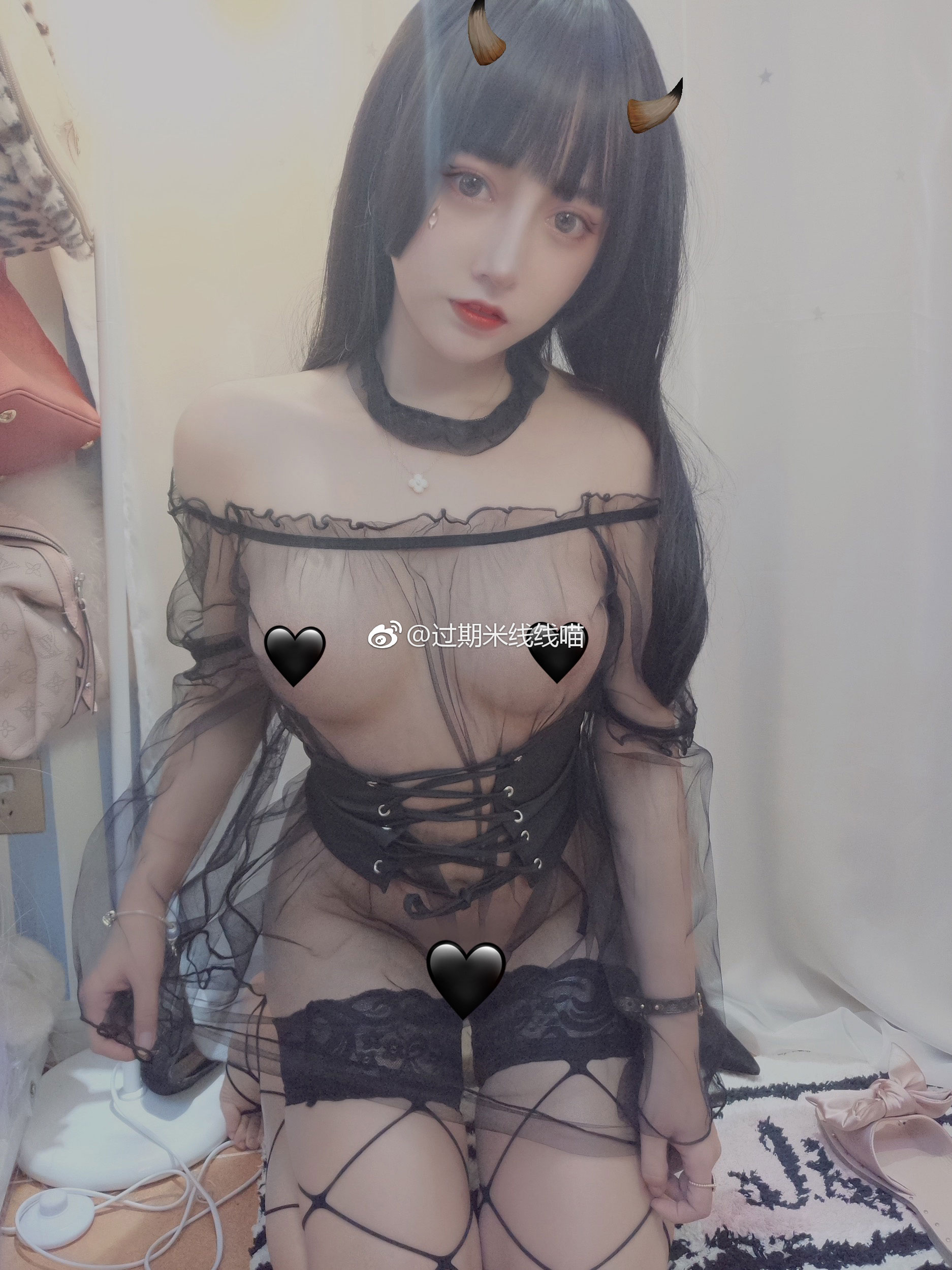 米线 - 黑纱 [36P 53M]
