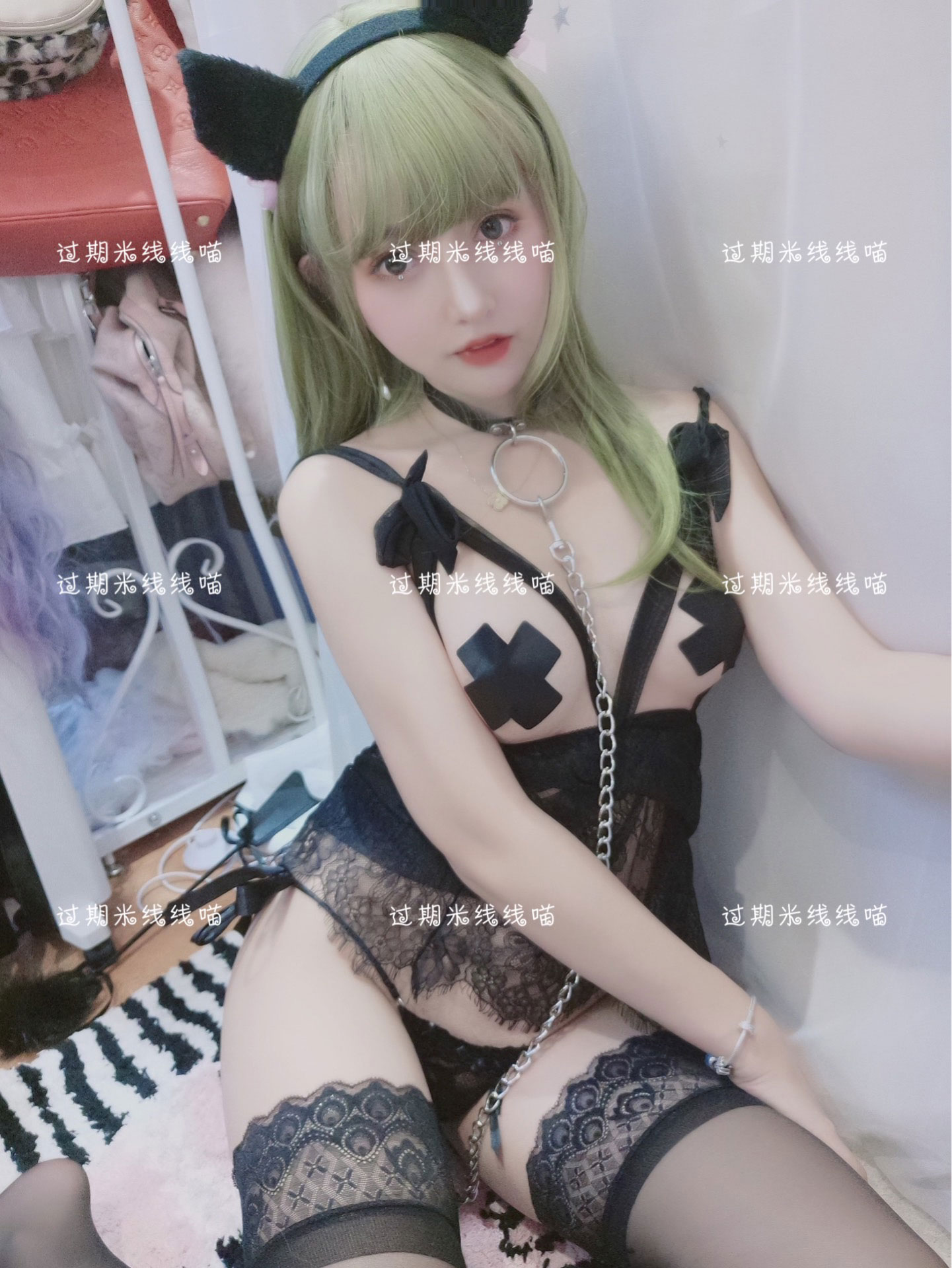 米线 - 绿色头发 [28P1V 20M]