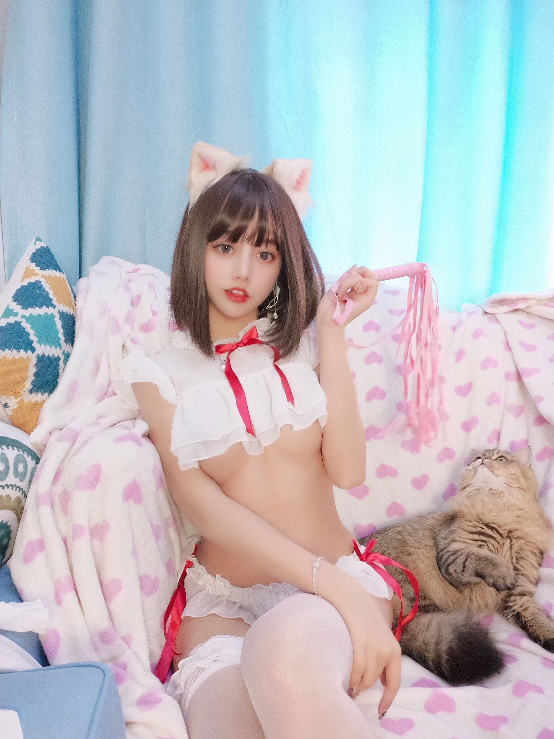 米线 - 兽耳 粉色 SM [14P 46M]