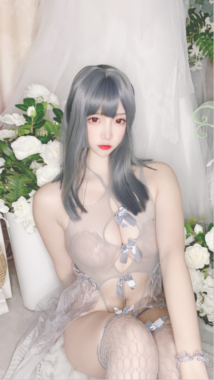 二佐Nisa NO.096 自拍 蓝色网状比基尼 38P133M