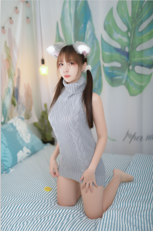 二佐Nisa NO.099 私房露背毛衣 17P37M