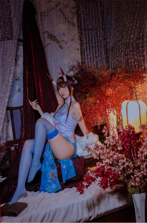 二佐Nisa NO.123 碧蓝航线 能代旗袍 [18P-120MB]