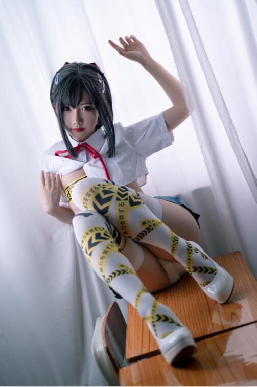 面饼仙儿 - NO.100 短校服胶带 [32P-475MB]