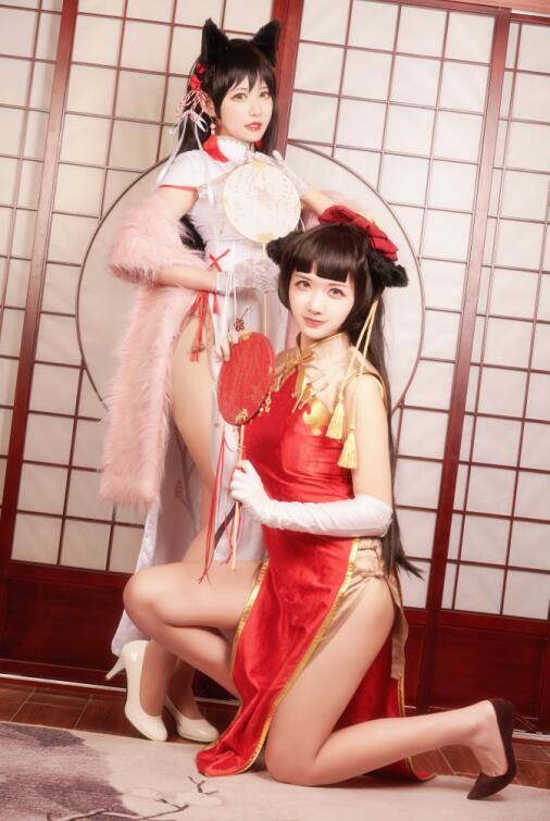 源纱希喵喵喵 - NO.04 &Meiyi_烛墨 犬獒旗袍 [12P-157MB]
