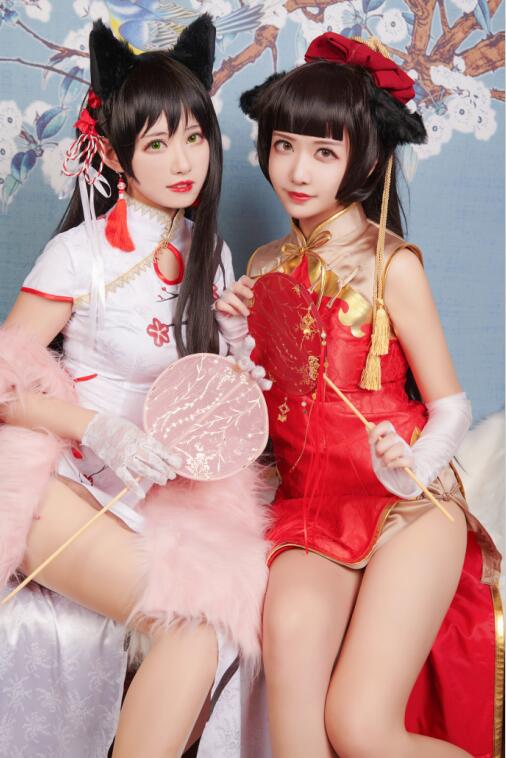 源纱希喵喵喵 - NO.04 &Meiyi_烛墨 犬獒旗袍 [12P-157MB]