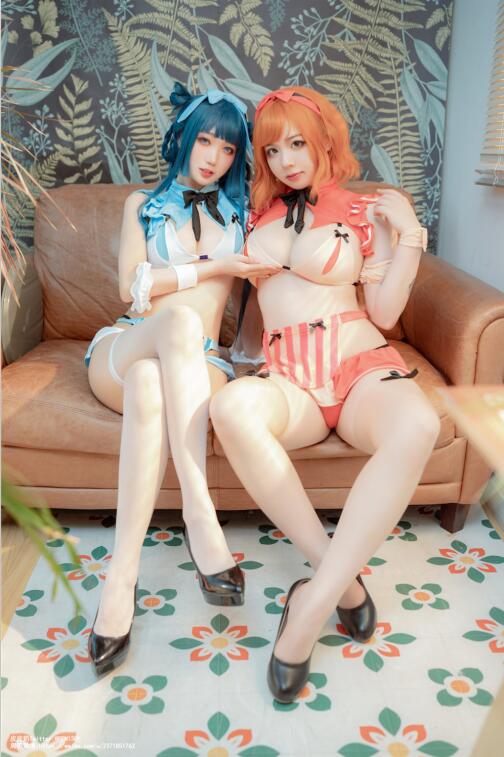 皮皮奶可可爱了啦 - NO.37 &周叽是可爱兔兔 服务员 [39P-159MB]