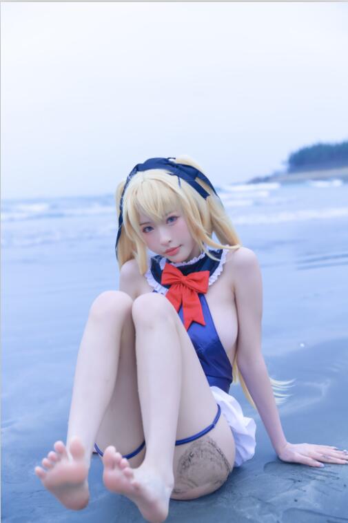 清水由乃 - NO.25 玛丽萝丝-蓝色泳衣 [32P-329MB]