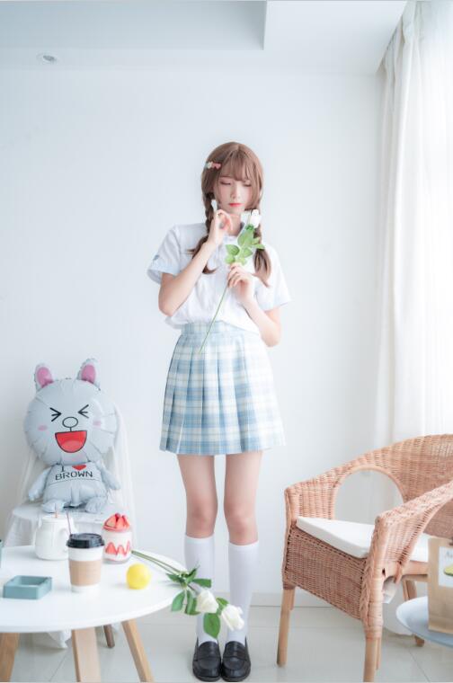 西瓜少女 - NO.12 民宿私房淡蓝JK [46P-453MB]
