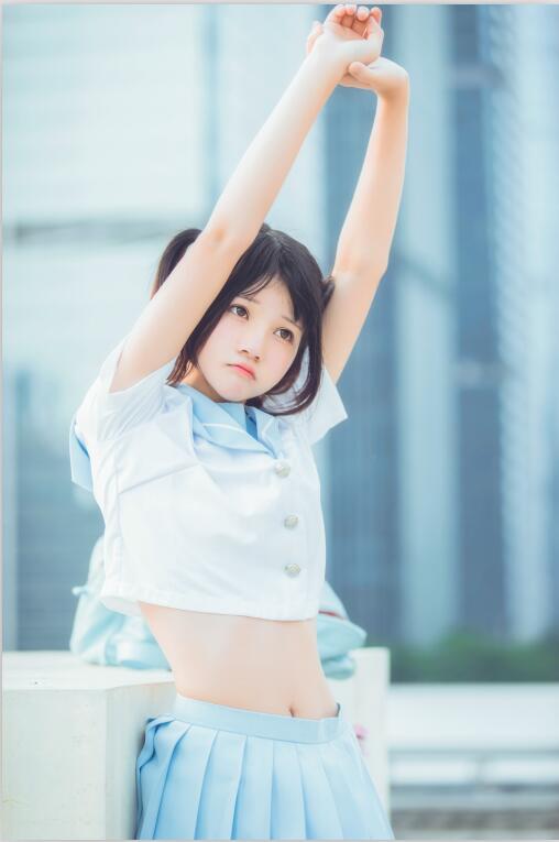 桜桃喵 - NO.101 少女-微风轻轻起（19P