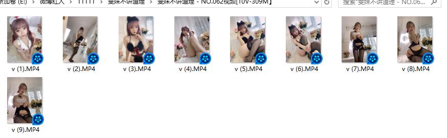 雯妹不讲道理 - NO.062视频[10V-309M】