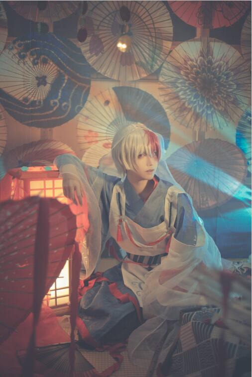 渊秧 - NO.12 我的英雄学院 轰焦冻-花祭和服cos 10p