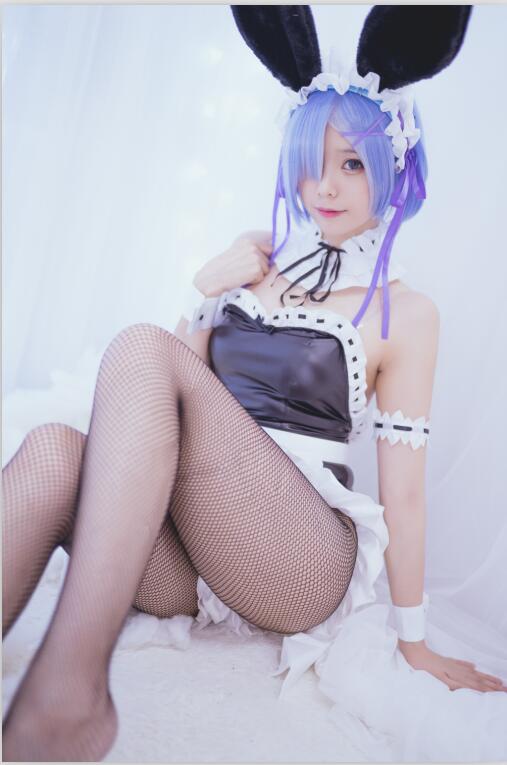 小野妹子w - NO.26 蕾姆 兔女郎 [26P-