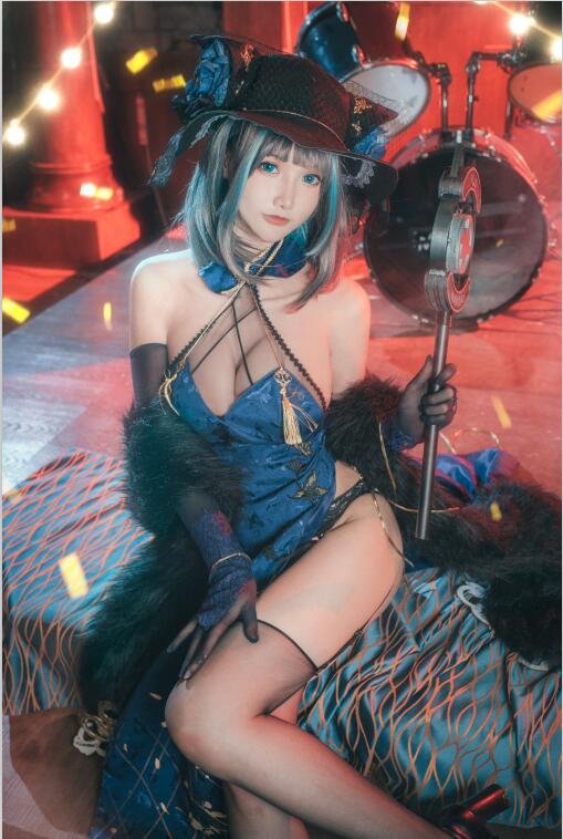 仙九Airi - NO.14 柴郡旗袍 [22P