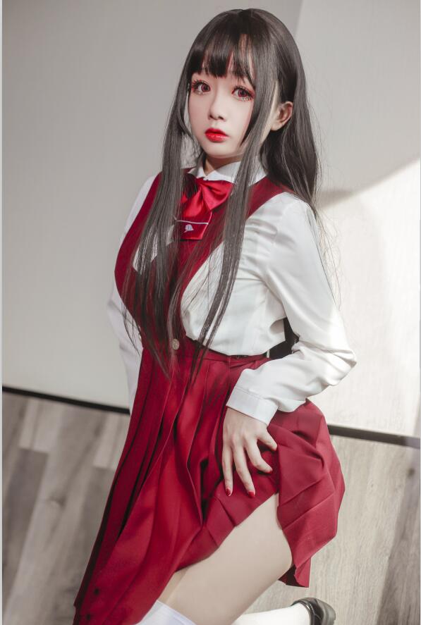 日奈娇 – NO.37 JK少女红裙 [28P
