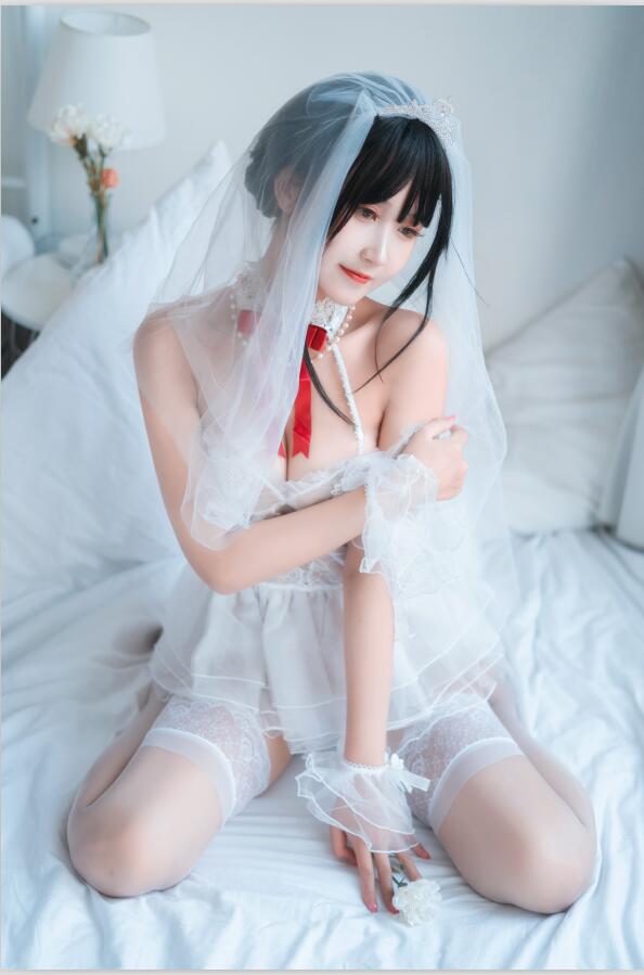 三度_69 NO.061 婚纱孔雀翎 [24P