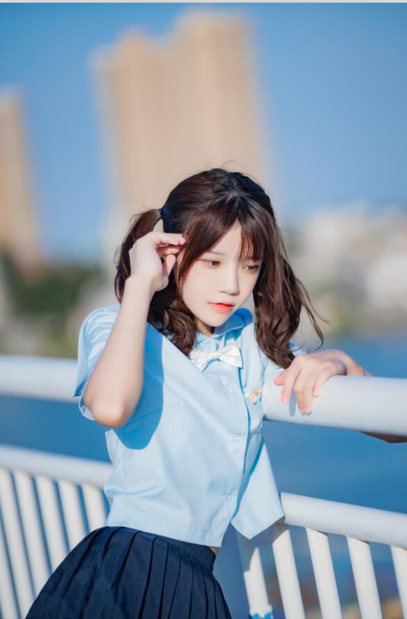 桜桃喵 – NO.123 蔚蓝 [33P
