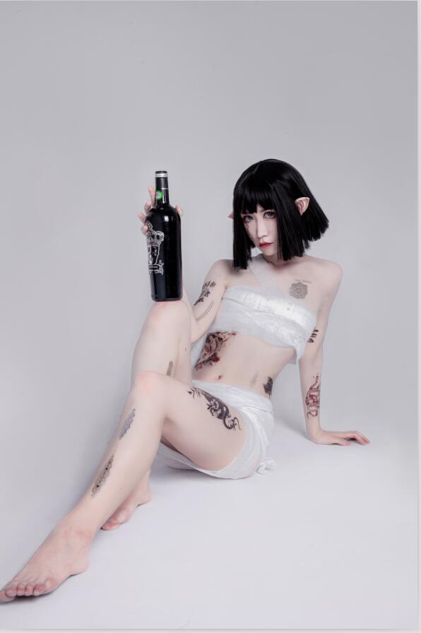 阮邑_Fairy - NO.03 绑带和武士 [41P