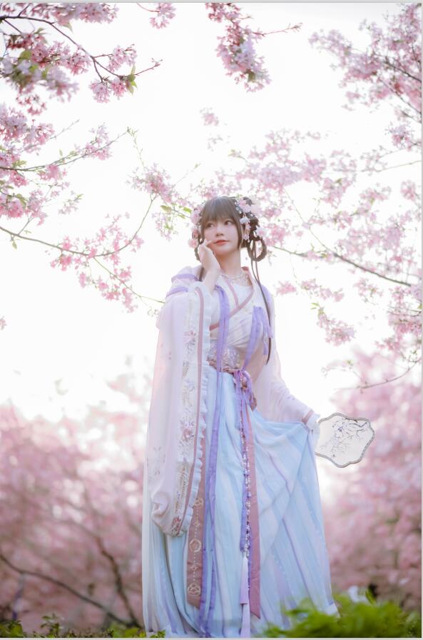 Nyako喵子 - NO.41 樱花汉服 花神祈愿 [52P