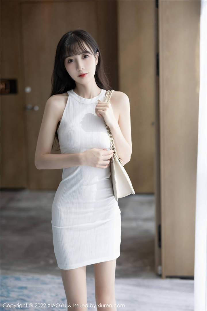 [XIAOYU语画界] 2022.10.31 VOL.893 林星阑 新版刚刚白色连衣裙[86+1P]