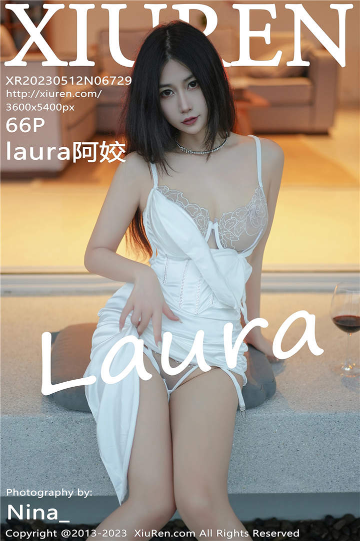 [XiuRen秀人网] 2023.05.12 No.6729 laura阿姣 性感白色吊带长裙[66+1P]