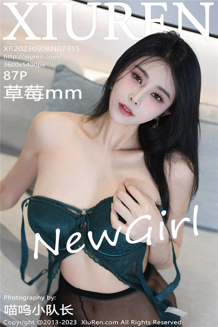 [XiuRen秀人网] 2023.09.08 No.7355 草莓mm 性感黑色带图案短款旗袍[87+1P]