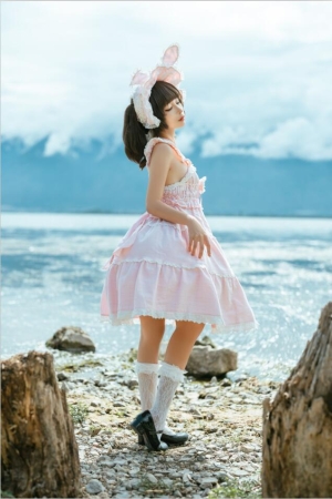 蠢沫沫 – NO.262 湖边的少女 11P