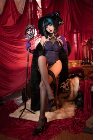 Momoko葵葵 NO.53 碧蓝航线柴郡 音乐绚烂CaitSith 16P