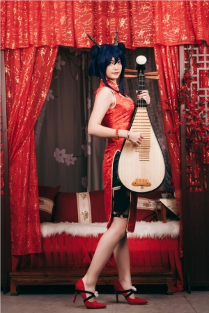 许枳 – NO.01 陈的红色旗袍 26P