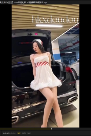 是小逗逗 – 2023圣诞礼物 长腿模特地库漏出 1v290m