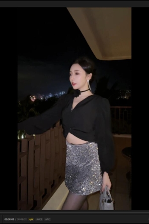 王馨瑶 – 黑色上衣闪闪裙 [109P+1V／1.29GB]