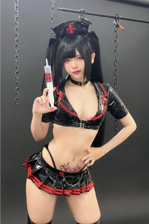 ZinieQ -No.021 Kurumi Dark Nurse Cosplay 40P+4V