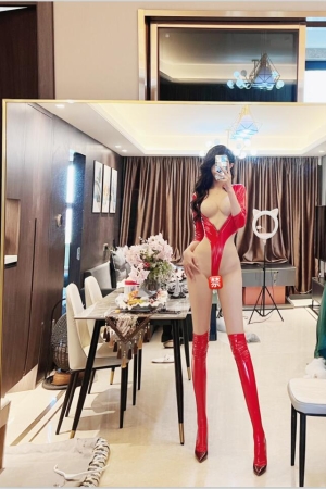 葛征 – 大红皮衣真飒 20P1V