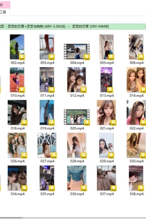 徐莉芝 – 芝芝的日常+芝芝与狗狗 [48V-3.56GB]