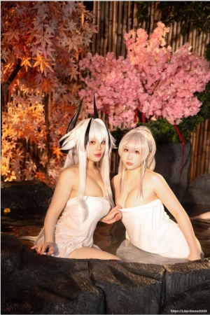 九言 – NO.48 小瑶幺幺、喜茶苍苍子 – 碧蓝航线 温泉 68P