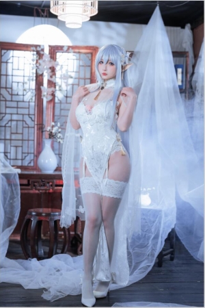 rioko凉凉子 – NO.136 阿尔比恩旗袍 43P11V