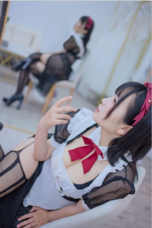 阿半今天很开心 – NO.22 透明女仆 39P