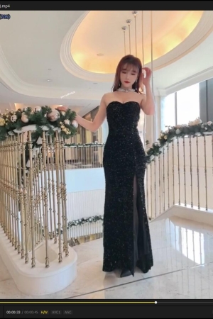陆萱萱 – 黑丝晚礼服 10p3v1.01g