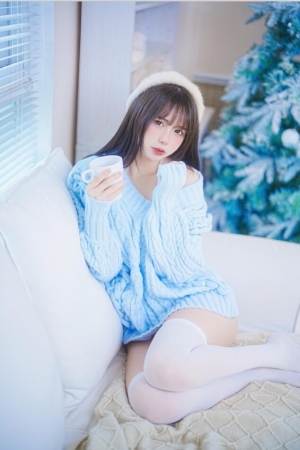 Tina很妖孽呀 – NO.27 蓝色秋冬毛衣 27P