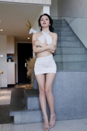 苏嫣嫣阿姨 NO.012 蓝色连衣裙 28P