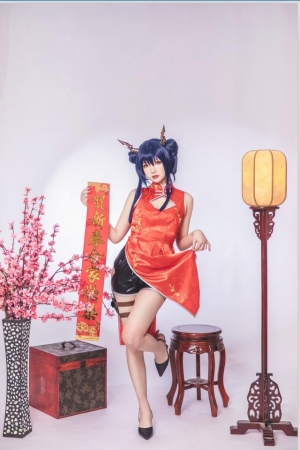 雪晴Astra – NO.53 明日方舟 陈 旗袍 18P