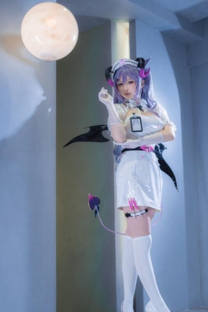 樱梨梨 – NO.09 刻晴魅魔护士 30P