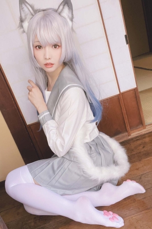 ElyEE子 – NO.169 Veranda White Cat緣廊白貓 33P+2V