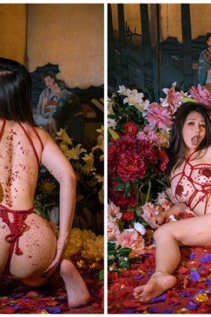 云溪溪 – NO.85 奶桃桃 繁花 130P3V