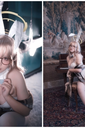 阿半今天很开心 – NO.25 蔚蓝档案 室笠茜 兔女郎 47P7V