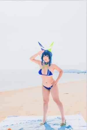 洛璃 LoLiSAMA – NO.60 热恋的盛夏 花园泳装 66P