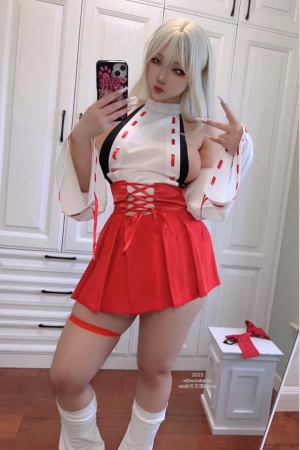 贝贝琪Becky – NO.52 202305 双拼巫女 [18P