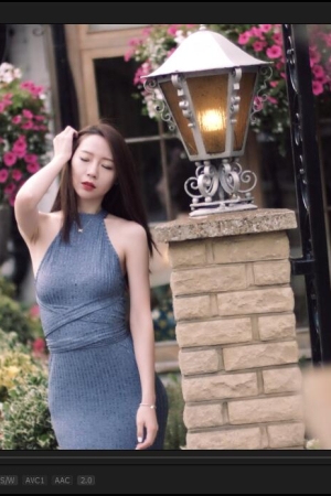 梦心月 – [大妞范TV] 2017.08.13 UK旅拍 [1V／306MB]