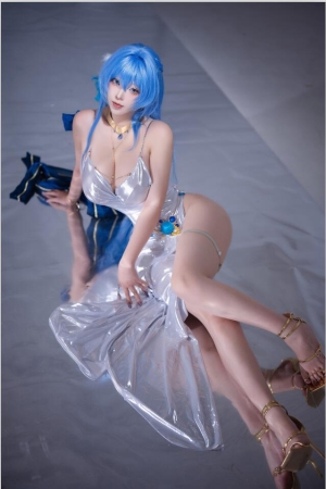 菌烨tako – NO.46 Nikke胜利女神 海伦礼服 9P